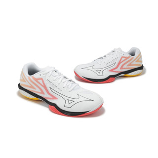 【時代體育】MIZUNO 美津濃 WAVE CLAW EL 2 寬楦羽球鞋71GA258465灰/71GA258375白
