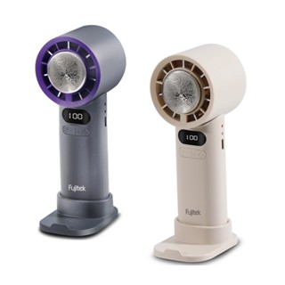 【富士電通 Fujitek】百段風速手持冰敷摺疊瞬冷風扇 2025夏季新品 免運費