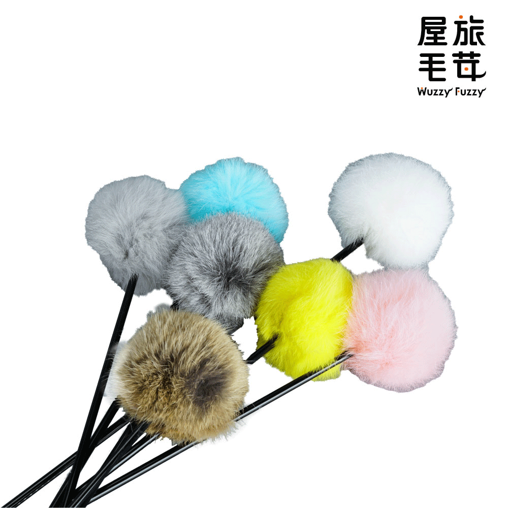 (買一送一)逗貓棒 貓咪必備 兔毛逗貓棒 逗貓玩具 貓咪玩具 羽毛逗貓棒