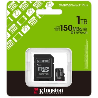 金士頓記憶卡 SDCS3/1TB Canvas Select Plus microSD U3 V30 A1 256G起