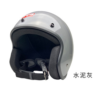 EVO 安全帽 CA-310 素色 復古騎士帽 水泥灰 CA310M CA310L 半拆洗 正版授權 復古帽 半罩