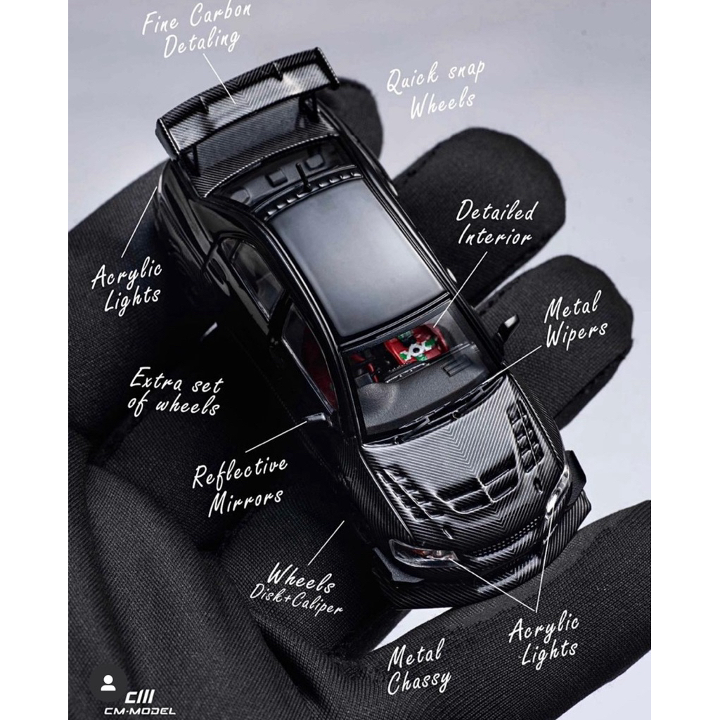 (林口現貨）CM MODEL1/64 Mitsubishi EVO IX 9代 Vertex 改裝版 合金模型車