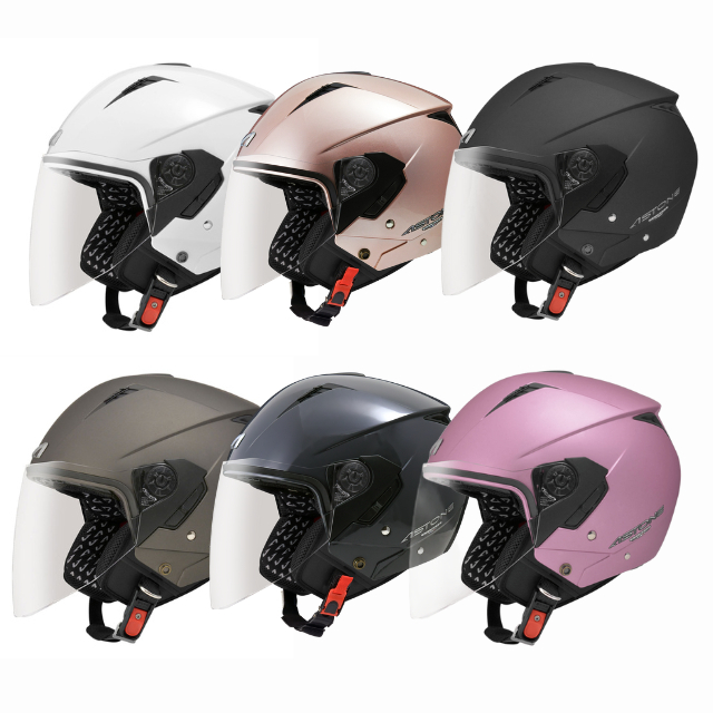 【ASTONE】RST 素色 系列 輕量化 3/4 半罩 安全帽 加長風鏡 內墨片 眼鏡溝 耳機孔 內襯可拆洗