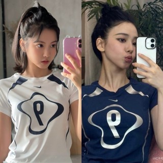 NIKE Sportswear Chill Knit Karina 蕾絲邊 貼身 球衣 短袖 女款【II1950】