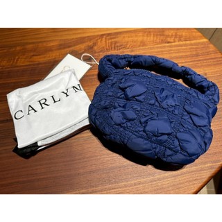 全新未使用 CARLYN SOFT MINI 雲朵迷你手提包 深藍 NAVY