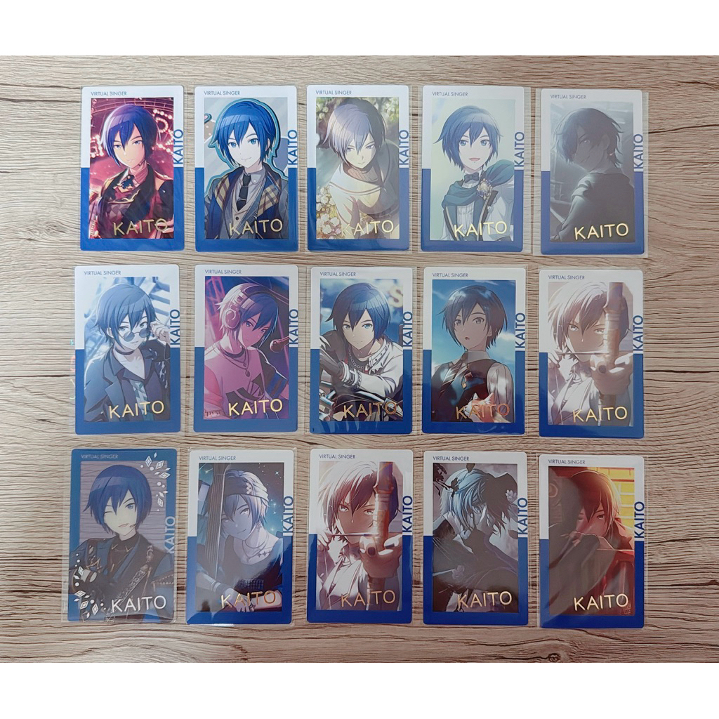 《世界計畫》(3/4增款) 金簽～箔押し～V家～LN~初音～巡音～鏡音連～鈴～Kaito～一歌～咲希～穗波～志步～EP