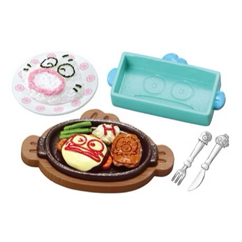 日本 Re-Ment盒玩 Sanrio 三麗鷗 人魚漢頓 家庭餐廳 醜魚 盒玩 現貨 單賣 漢堡排