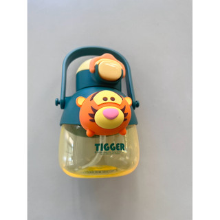 ［二手］迪士尼 兒童吸管隨身水瓶 760毫升 跳跳虎#145367-TIGER