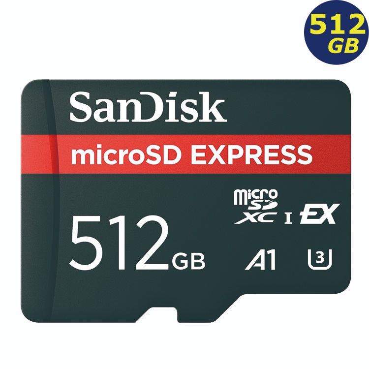 SanDisk 512GB microSD Express 880MB SDSQXFN-512G SWITCH 記憶卡