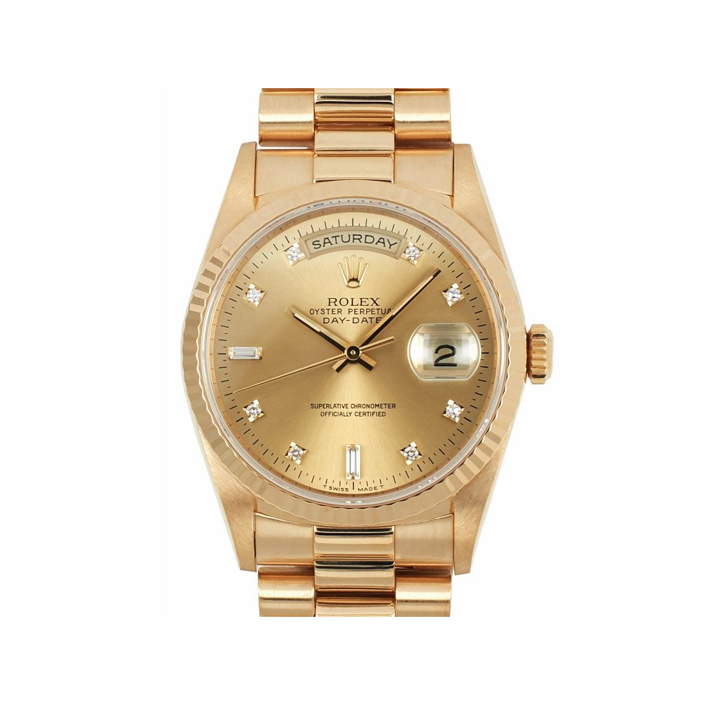 【久大御典品】售價59萬8 ROLEX 勞力士錶 18238 男錶 紅蟳 18K金 保證原廠真品 編號:T806
