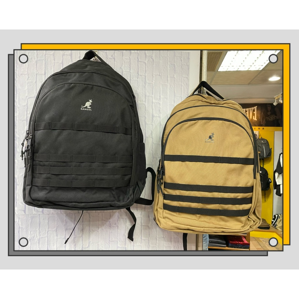 《八里坪牛仔》❎kangol🇬🇧🦘英國袋鼠 可拆式運動後背包 附贈一個側背袋 兩色 現貨64551741 降價囉