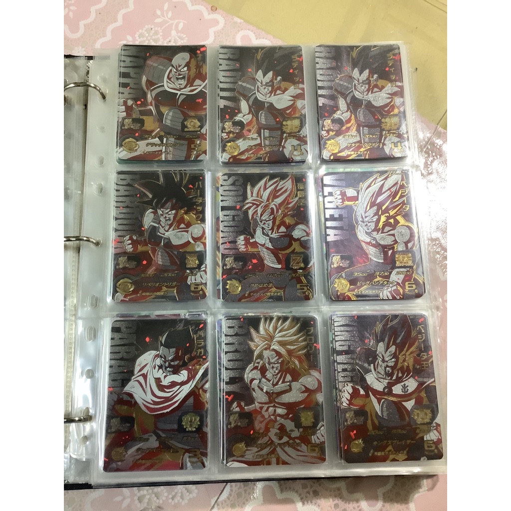七龍珠英雄 BMT1-SCP 孫悟空 達爾 布羅利 那霸 巴達克 達爾王 帕拉伽斯 BMT1 宣傳卡片 CP卡 台版可刷