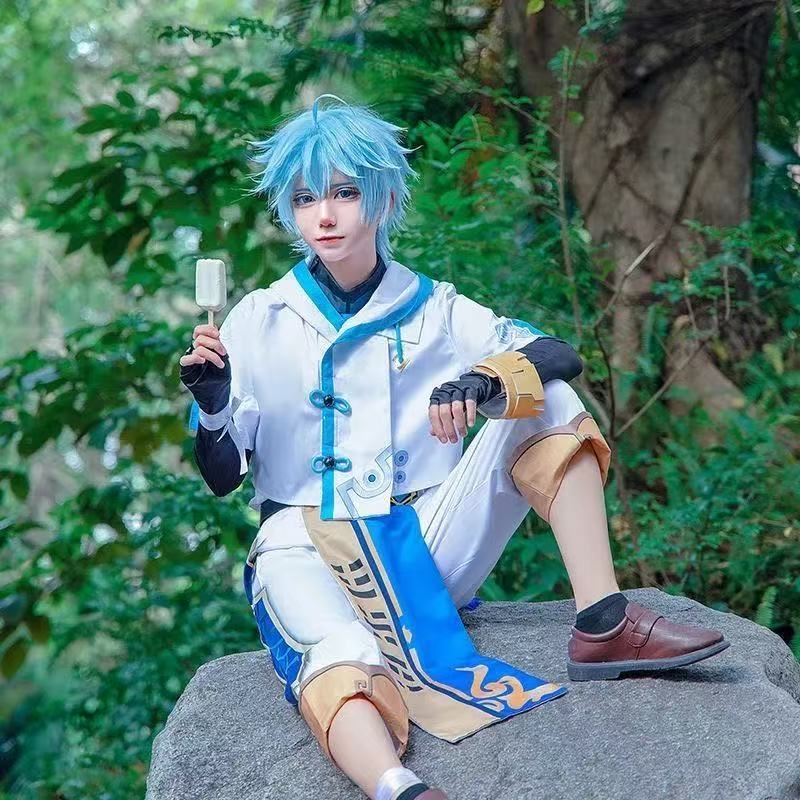 💖台湾 出货💖萬聖節 原神cos服 重雲cos 迪盧克行秋溫蒂 cosplay男女 遊戲同款服裝送手環 漫展 角色扮演服