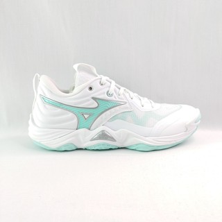 Mizuno V1GC251245 Wave Momentum ELITE 女排球鞋 白x淡碧綠