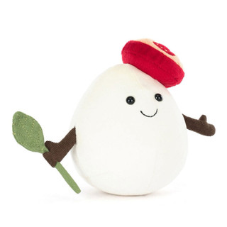 全新 Jellycat 正品｜莫札瑞拉起司 馬蘇里拉乳酪 起司 14公分 Amuseables Mozzarella
