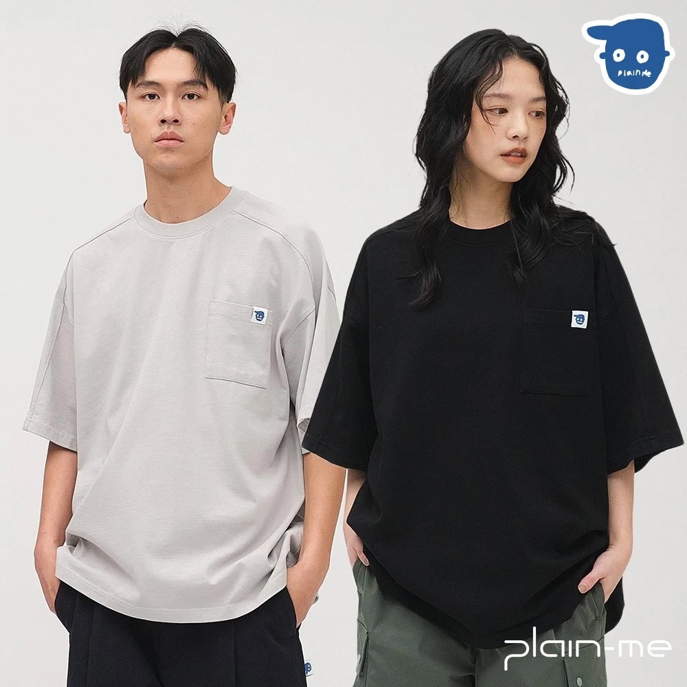 plain-me [小P社長 logo] 重磅 短T TEE T恤 上衣 [PLN0130]