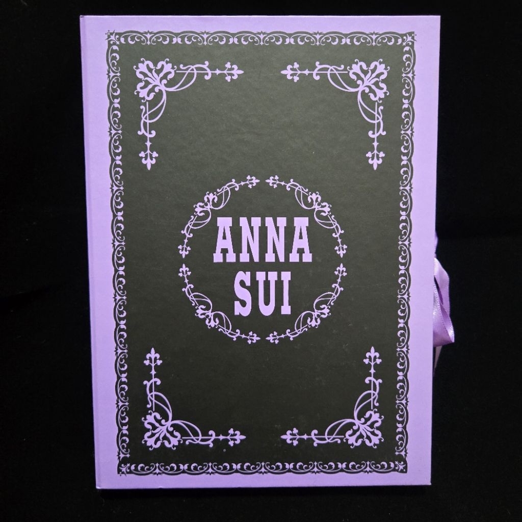 ANNA SUI 安娜蘇 紫戀蝴蝶手鍊+品牌小冊子+收納盒