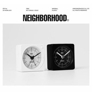 AirRoom 正品 2025SS NEIGHBORHOOD X BRAUN BC02X 聯名 德國 百靈 鬧鐘 時鐘