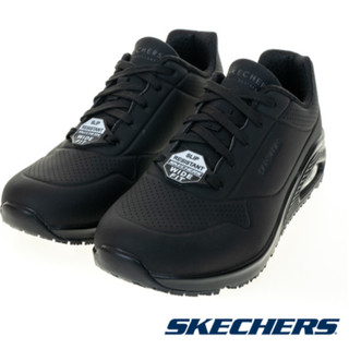 SKECHERS 女工作鞋系列 UNO SR 寬楦款 (108021WBLK)