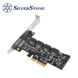 銀欣ECS06 6埠SATA Gen3 (6Gbps) Non-RAID PCI Express Gen3 x2硬碟擴充