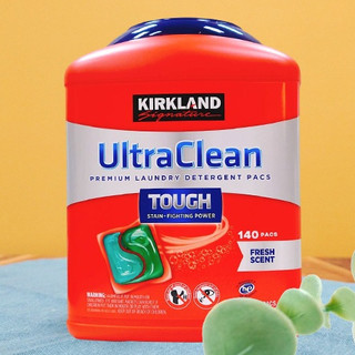 好市多 COSTCO 科克蘭 ULTRACLEAN 強效洗衣膠囊清新香 洗衣膠囊 洗衣球 強效 清新 去汙 140顆