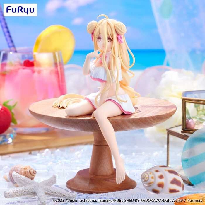 🌀日版客🌀 日版 約會大作戰 FuRyu 星宮六喰 泡麵蓋 泳裝 坐姿 景品 公仔