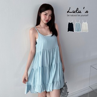 LULUS/細肩立體壓紋短洋裝３色【A02250081】250710