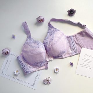 【大成內衣】F罩杯 櫻花之絆．超包覆無痕蕾絲內衣 GD-3510 月牙提託 集中內衣 大罩杯內衣