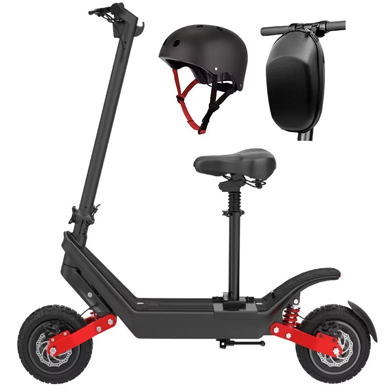 全新 X10 1000W 雙馬達可折疊電動越野滑板車 11 吋寬胎