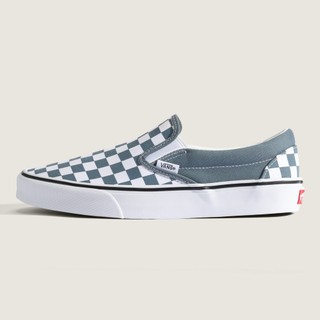 【LittleSeoul】韓國代購 Vans Color Theory Slip on 灰藍 棋盤格 懶人鞋