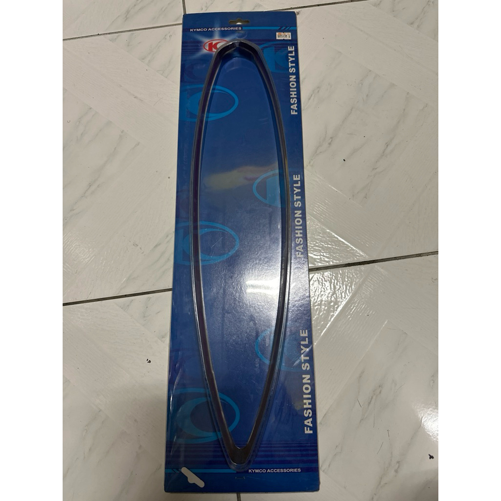 庫存出清 光陽原廠精品 Many 110左右側蓋白鐵花紋護條