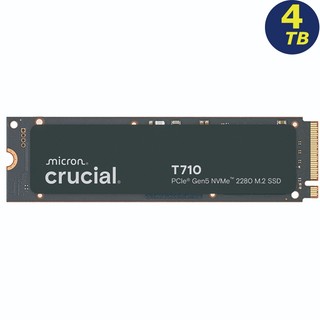 Crucial T710 4TB 4T PCIe Gen5 NVMe M.2 SSD CT4000T710SSD8 美光