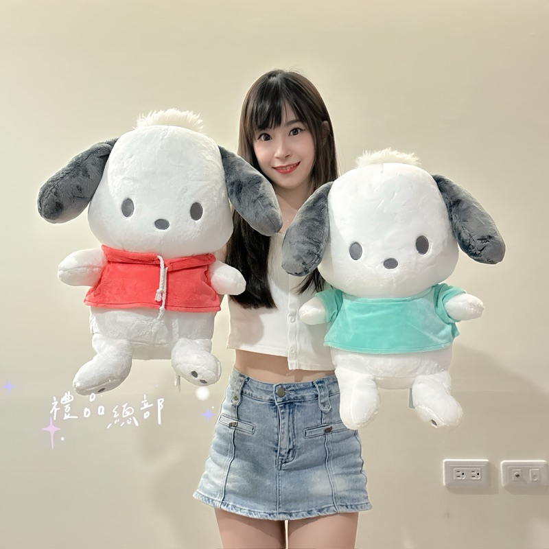 超大帕恰狗娃娃 16英吋 正版授權 三麗歐 SANRIO 帕恰狗玩偶 日本帕恰狗 帕恰狗抱枕 帕洽狗大娃娃 生日禮物