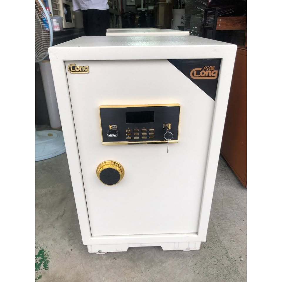 【全省二手貨】二手家具*巧儱Long保險櫃-120公斤 雙鑰匙 保險箱 金庫 保險庫 保管櫃 保險櫃
