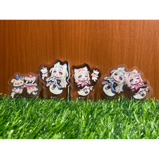 Hololive English Advent 壽司郎 Fuwawa Mococo 插卡 Q版飯友壓克力磚 壓克力立牌