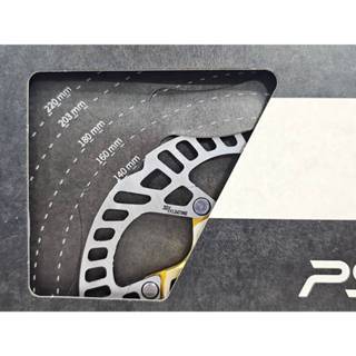 PSB PR11 公路車碟煞碟盤 金色碟盤 中鎖式碟盤 3D浮動碟盤 140mm/160mm 可選 厚度1.8mm
