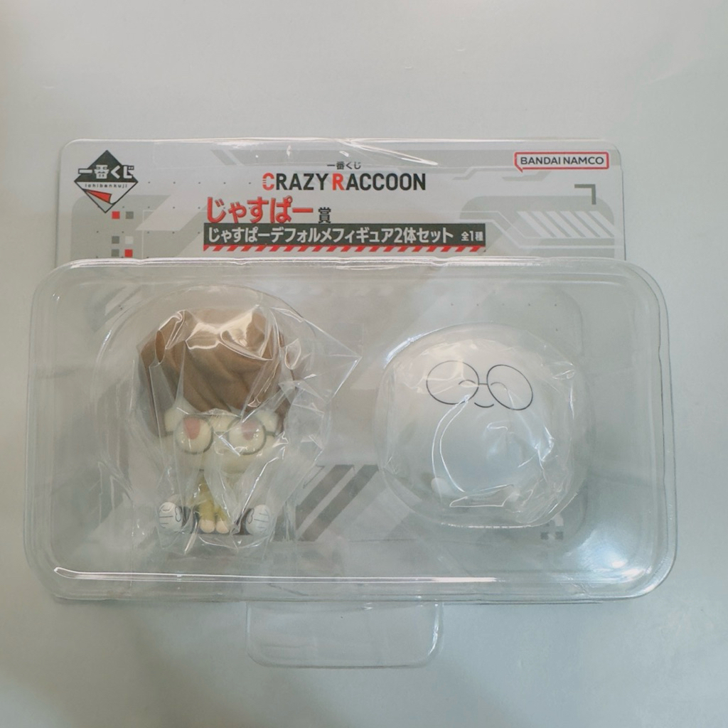 ￥My公仔￥ 日本限定 日版 一番賞 瘋狂浣熊 Crazy Raccoon Jasper じゃすぱー 小公仔 模型