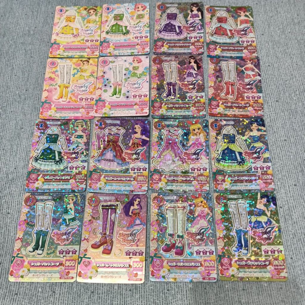 偶像學園卡片 星宮莓、神崎美月、紫吹蘭、霧矢葵、百合華、小楓開場舞經典收藏卡