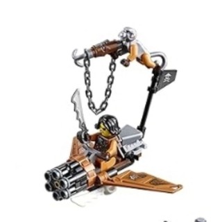 lego 忍者 70602 海盜 武器 小飛機 載具 復刻 moc