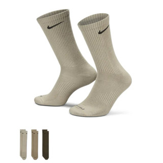 Nike Everyday Plus dri-FIT大地色 小腿襪 襪子 1組3入SX6891-915