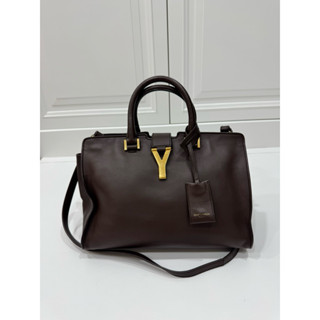 Yves Saint Laurent YSL 聖羅蘭 棕色 咖啡 Cabas Chy 手提包 肩揹包 斜揹包 公事包
