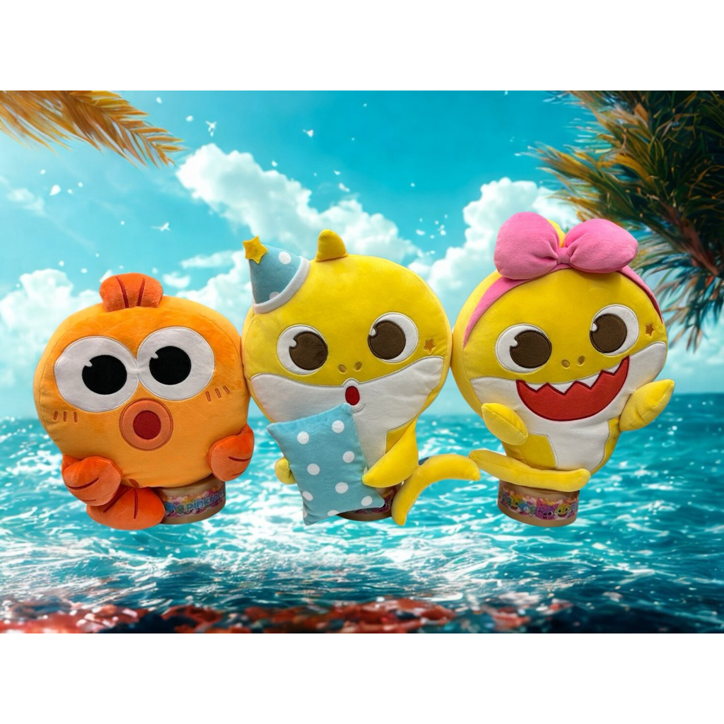 🧸A&N親選🧸現貨⚡️鯊魚寶寶靠枕 鯊魚寶寶抱枕 鯊魚寶寶玩偶 鯊魚寶寶娃娃 鯊魚寶寶午睡枕 下單玩具送小禮物