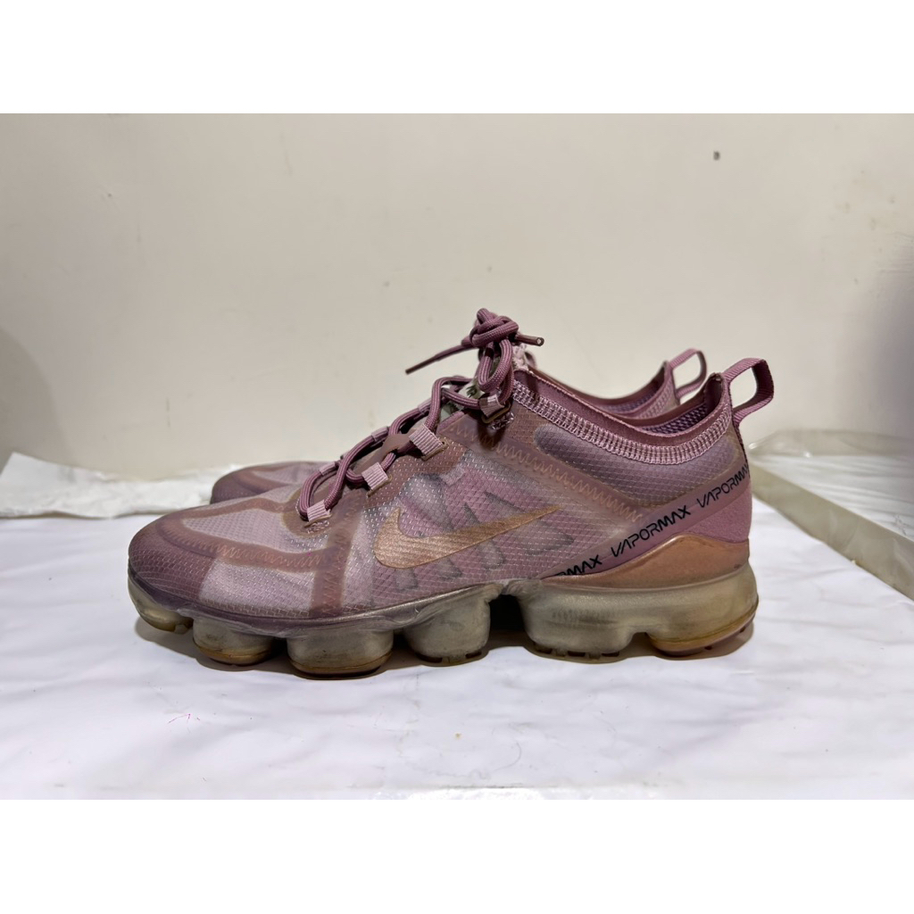 《現貨》NIKE Air VaporMax 2019 氣墊 緩震 跑步 休閒 粉紫 女鞋 26cm AR6632500