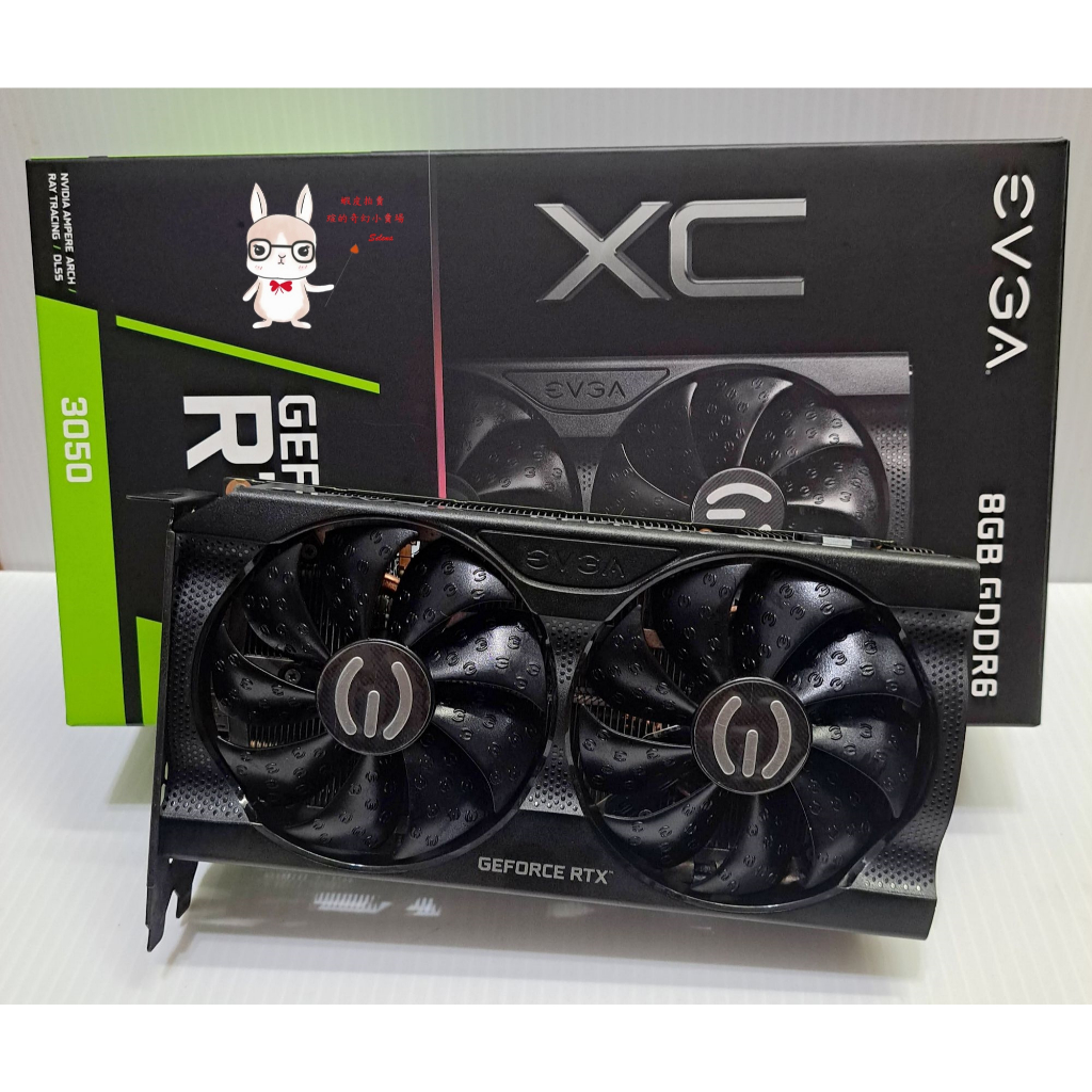 EVGA RTX3050 8G XC GAMING 顯示卡 二手良品 已完成清潔保養測試 舊機升級好選擇 保內盒裝