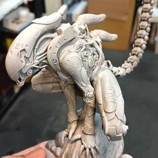 Tazo工坊 機械異形 robot Alien Xenoborg (Mecha Alien)模型代客3d列印