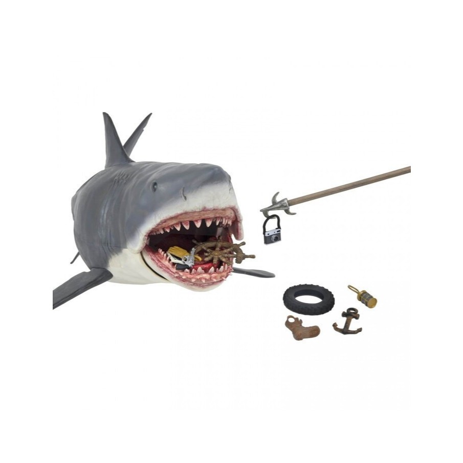 現貨 NECA 大白鯊 Jaws 大白鯊遊戲 50週年 15吋 可動完成品