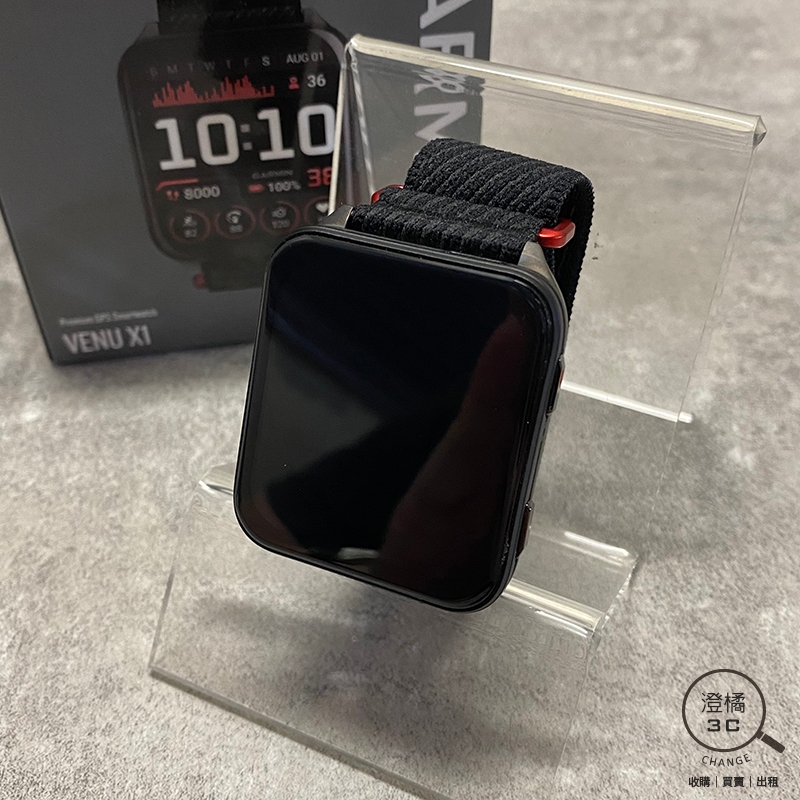『澄橘』Garmin Venu X1 全方位GPS智慧手錶 保固長 黑《二手3C 歡迎折抵》A78080