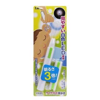 日本 KAI 貝印3倍高白光照明耳扒 挖耳神器(4901601283518) 323元