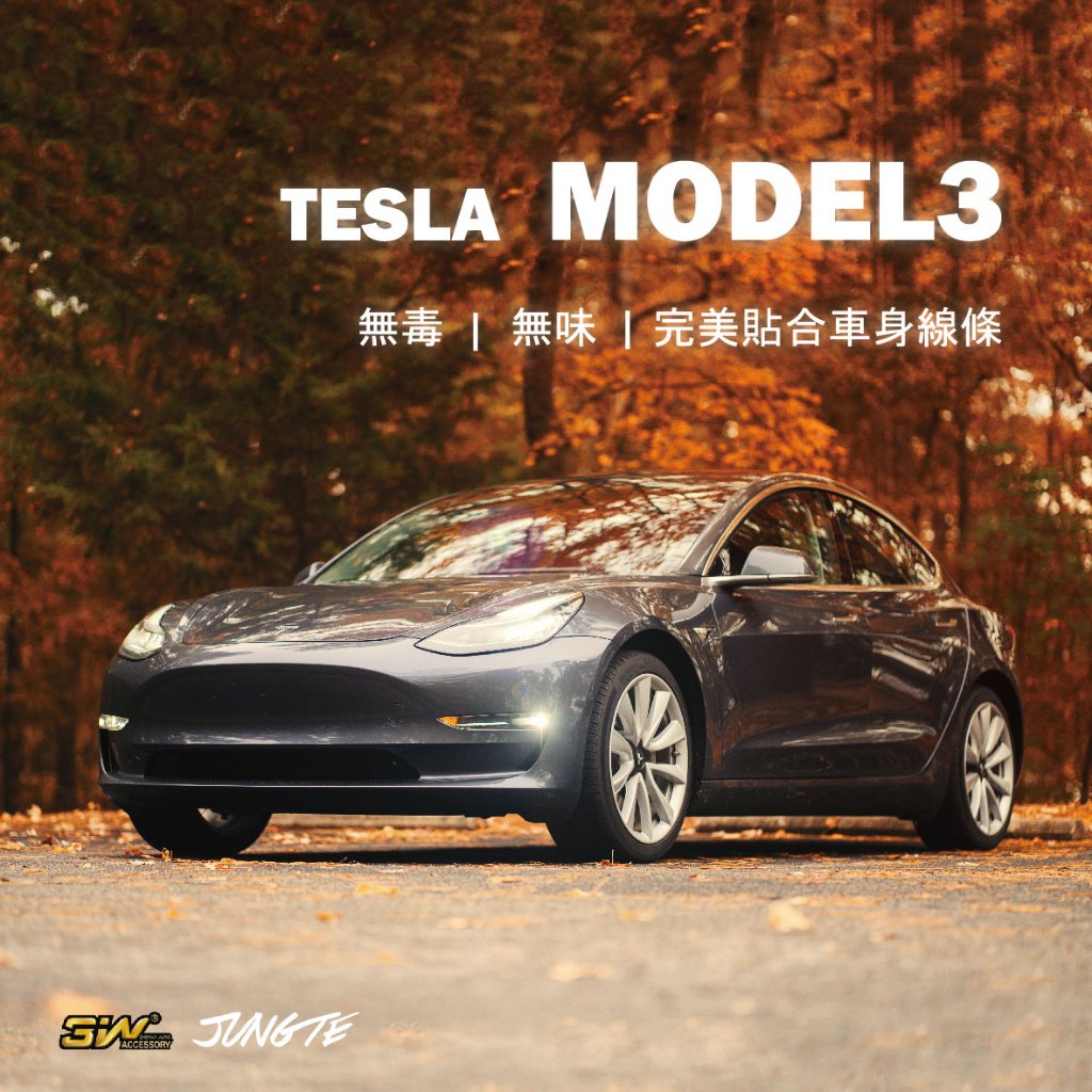 3W TPE材質 特斯拉 TESLA Model 3系列 3D 立體 全包式 環保 無毒 無味 腳踏墊 橡膠墊