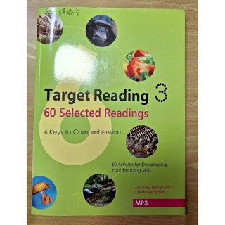 Target Reading 3_英語閱讀理解題本(姓名出貨前會擦掉)